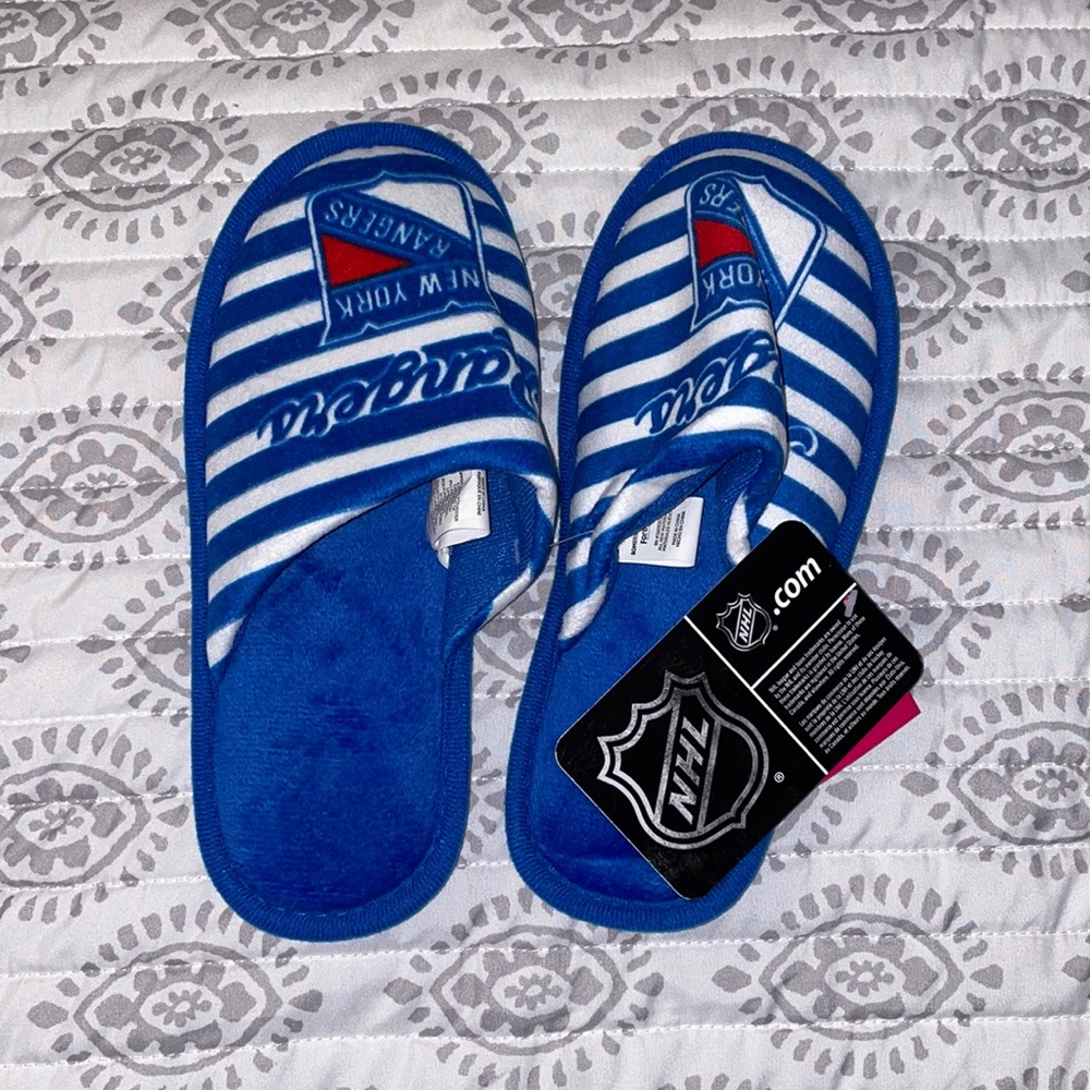 brand new new york rangers slippers